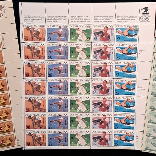 Briefmarken Lot 24 VOLLE BLÄTTER Nachlass Verkauf Fund ungesucht Vintage US Briefmarken #14 - Bild 5 von 24