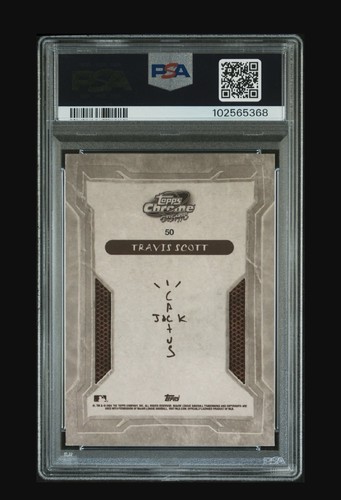 2024 Topps Cosmic Chrome x Cactus Jack - Travis Scott #50 (RC) - Bild 2 von 2