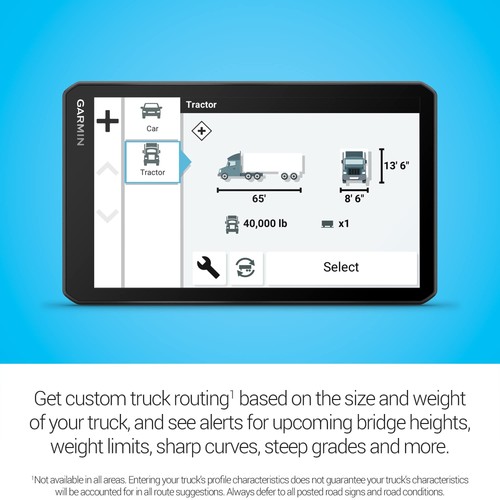 Garmin Dezl OTR710 Truck Navigator - Picture 4 of 6