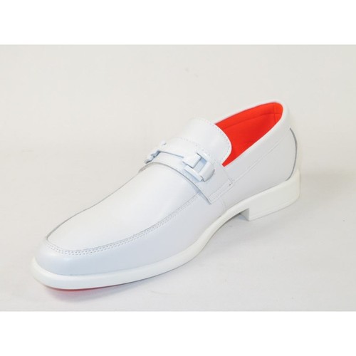 Scarpe uomo TAYNO The Caprio L TAYNO mocassino punta in pelle bianco - Foto 3 di 14