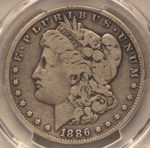 1886 S MORGAN DOLLAR - PCGS VG10 - Picture 2 of 3