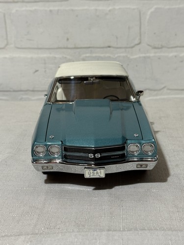 1:18 Exact Detail 1970 Chevy Chevelle SS Convertible Light Blue NO BOX G1804302 - Picture 3 of 20