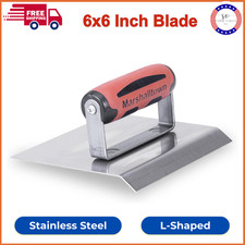 Chamfer Stainless Steel Hand Edger, 6x6 In Blade, Made In The USA,N368, L-Shaped