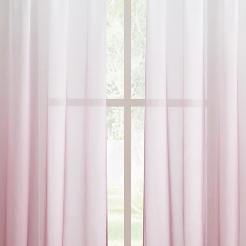 Ombre Chiffon Sheer Curtains 84 Inch Long for Living Room Bedroom Christmas D... - Picture 8 of 9