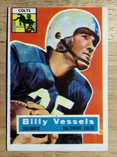 1956 Topps #120 Billy Vessels RC (VGEX)