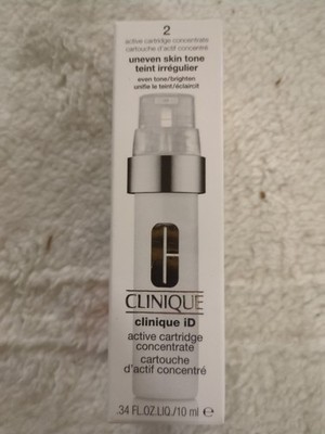 Clinique ID Active Cartridge #Concentrate 2 ~ for Uneven Skin Tone 0.34 oz, NIB