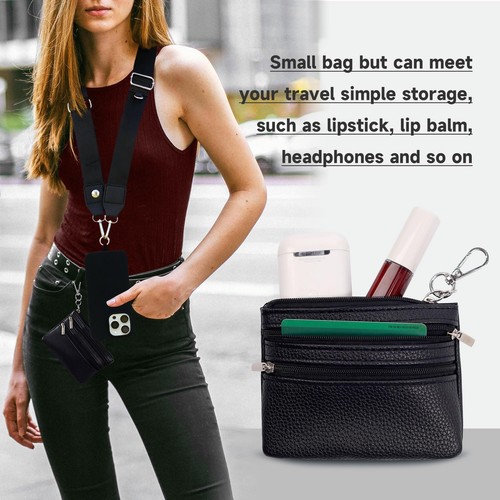 2 Pack Clip and Go Strap for Phone with Wallet Crossbody - Phone Strap Crossb... - Zdjęcie 5 z 7