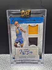 2016 Panini Excalibur Head to Toe Kevon Looney Rookie Patch Autograph /75 GSW