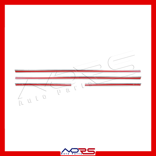 PEUGEOT 207 COMPATIBLE GARNITURE DE VITRE CHROME 4 PIÈCES - Picture 6 of 10