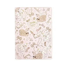 close pin Miki Takei 2026 Planner B6 Man Sleeve Swan Lake SB96520 Starts Oc 755