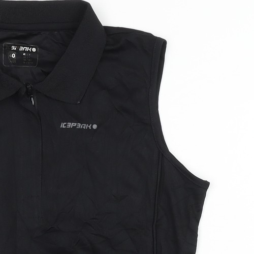 Icepeak Women's Black Sleeveless Polo Top Size 12 - Picture 12 of 12