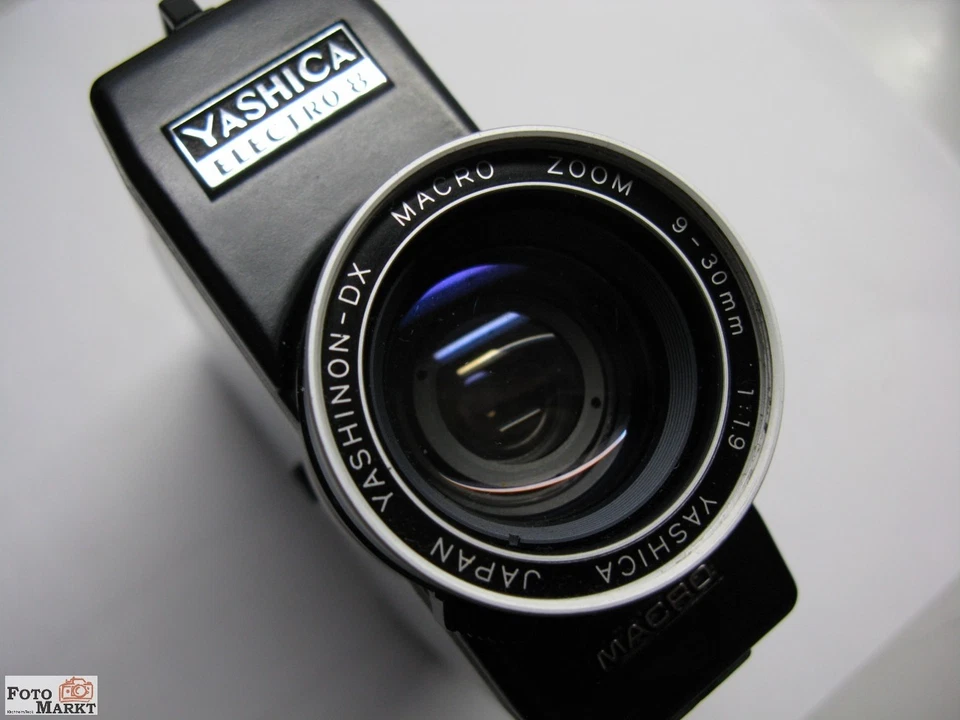 Filmkamera Super-8 Yashica electro 8 Objektiv Yashinon DX Macro 1,9/9-30 mm lens - Bild 2 von 4
