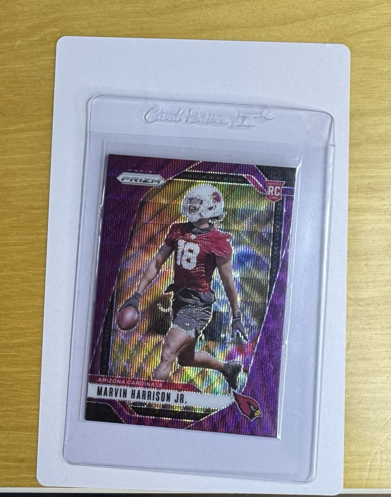 2024 Panini Prizm - Rookies Marvin Harrison Jr. #375 Purple Wave Prizm /99 (RC)