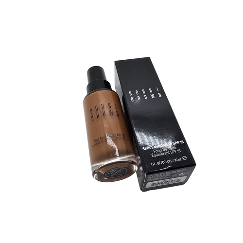 Bobbi Brown Skin Foundation ALMOND SPF15 Lightweight Water-based FREE DELIVERY - Picture 5 of 6