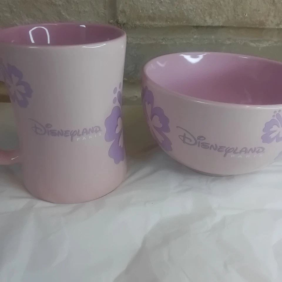 Disneyland Paris 3d Angel Mug And Bowl Set New Stoneware - Image 4 of 4