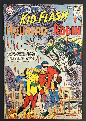 The Brave And The Bold #54 DC Comics 1964 1.8 GD- KEY 1ST TEEN TITANS 🔑 - Picture 1 of 14