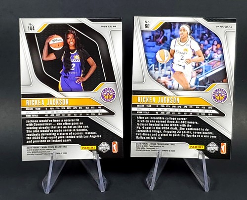 Rickea Jackson Rookie Variation 2024 Panini Prizm WNBA Basketball Cracked Ice SP - Picture 2 of 10