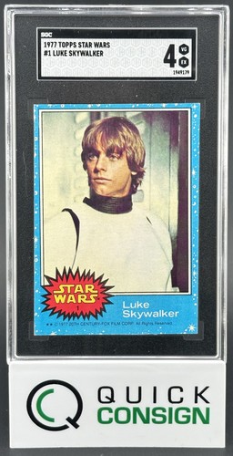 1977 Topps Star Wars #1 Luke Skywalker — SGC 4