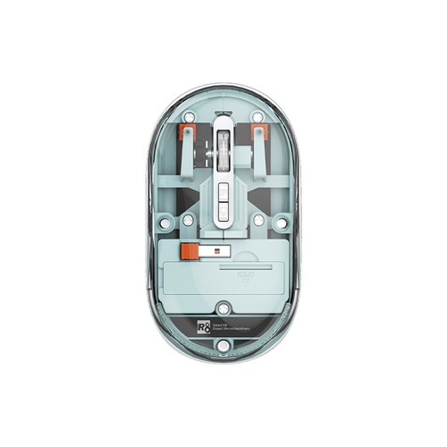 Mini Transparent Mute Wireless Mouse For Laptop Computer Tablet PC 2.4G - Afbeelding 18 van 18