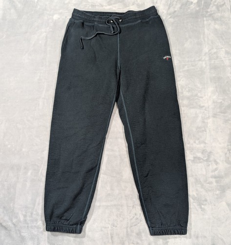 Noah Jogginghose Herren XL schwarz 100% Baumwolle Fleece Joggers Logo Kordelzug Canada