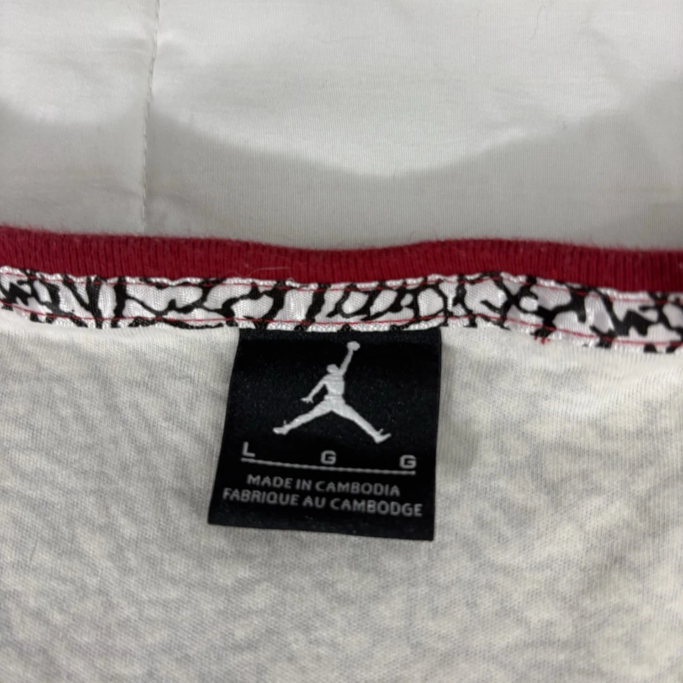 Air Jordan Jumpan Майка рубашка мужской размер большой белый черный слон печати - Изображение 4 из 4