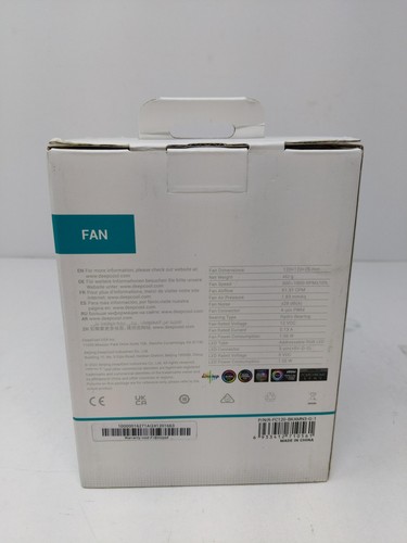 DeepCool FC120 PLUS 3-w-1 adresowalny pakiet wentylatorów RGB 3 120 mm - Zdjęcie 3 z 5