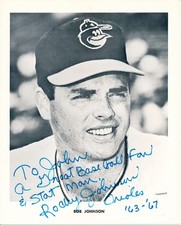 Bob Rocky JOHNSON / Inscribed Photograph Signed