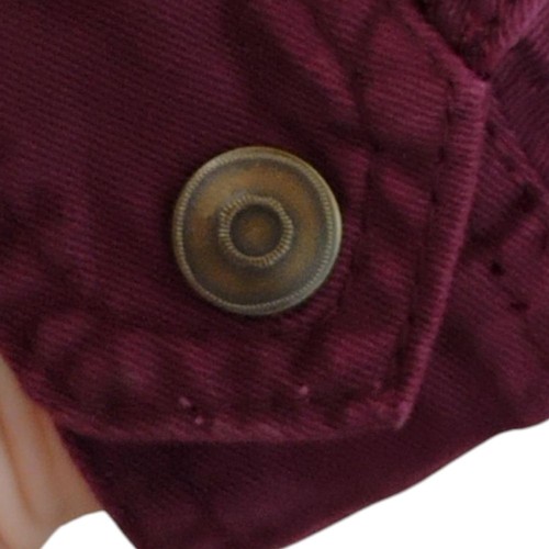 Prince & Fox Jacket Burgundy Wine Zip and Snap button with Hood size XL - Picture 14 of 16
