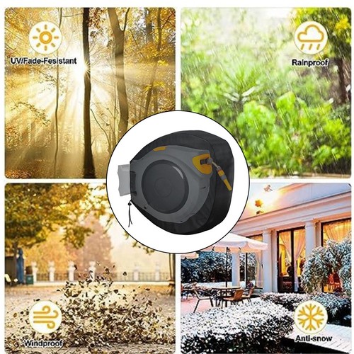 Gartenschlauchtrommel Abdeckung für SCHUTZWERKZEUG 420D groß Oxford Tuch Wandmontage - Bild 19 von 22