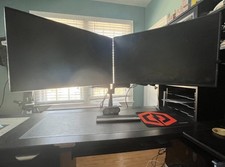 Support moniteur pince de bureau double écran Echogear