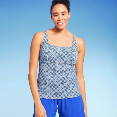 Lands' End Women's Underwire Tankini Swimwear UPF 50+ - Picture 3 of 11