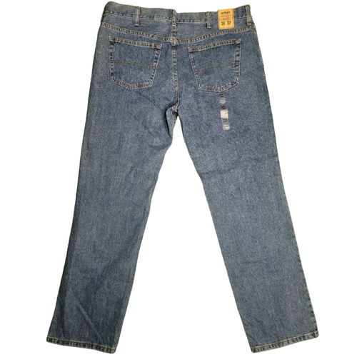 NWT Urban Pipeline Men’s Jeans 38x32 Blue Denim Straight Leg Regular Fit - Picture 2 of 6