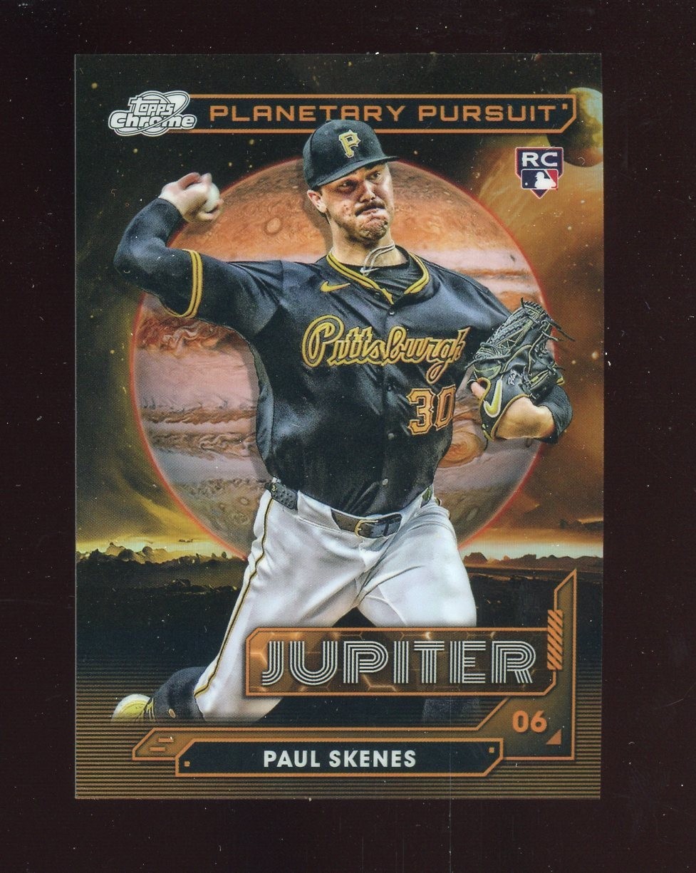 2024 Topps Cosmic Chrome Planetary Pursuit Jupiter Paul Skenes RC Rookie