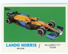 2021 Topps Formula 1 Topps 1961 Sports Cars Lando Norris #T61-LN