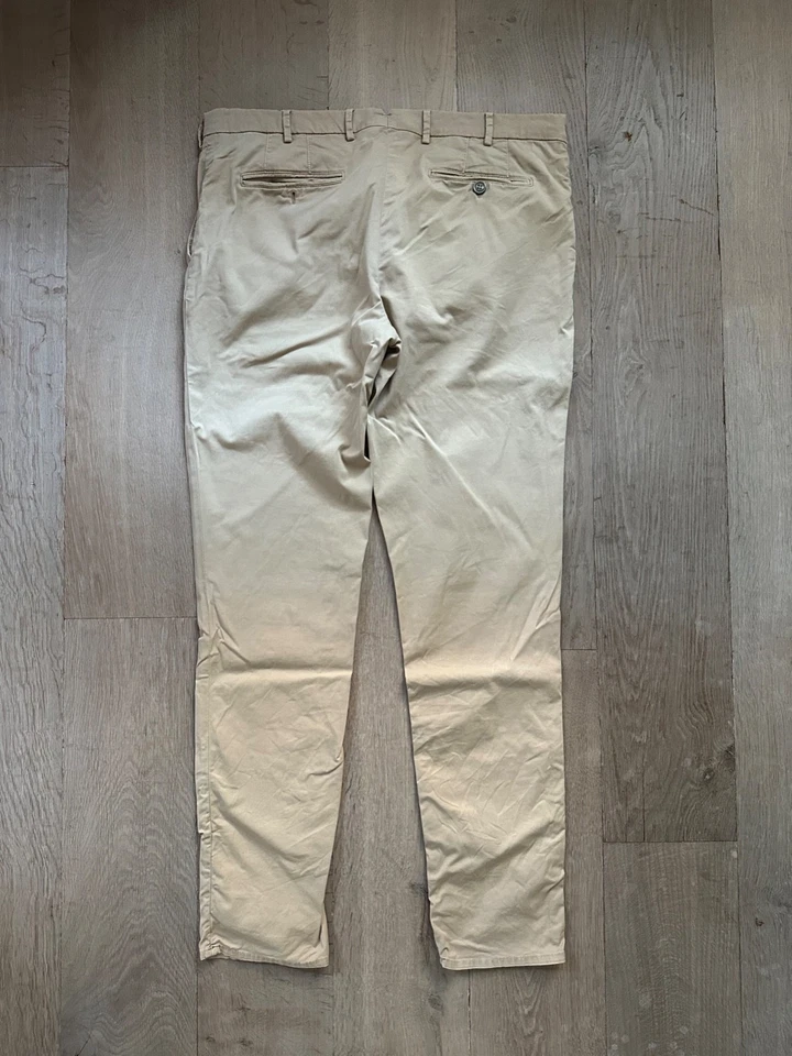 Brunello Cucinelli mens beige chino pants size 54 - Image 2 of 4