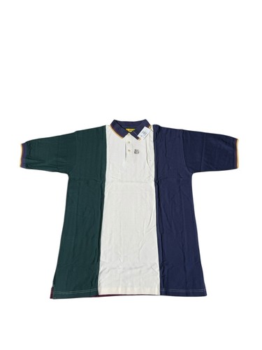 Vintage Duck Head Polo Shirt Striped Colorful 90s Burgundy Men’s Sz XL NWT - Picture 1 of 10
