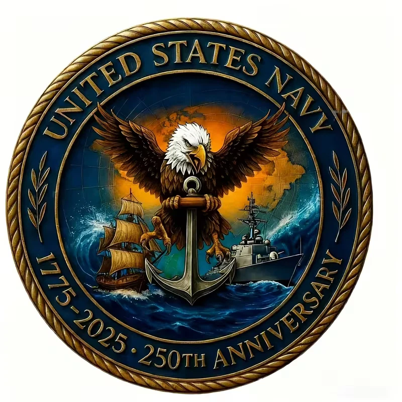 250 Anniversary Challenge Coin Military Collectable Armed Forces
