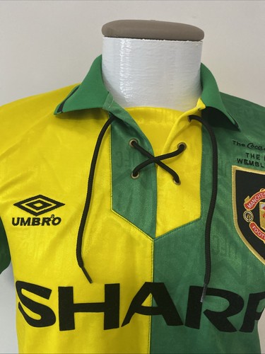 Rare Manchester United Coca Cola Cup Final Wembley 1994 Shirt Medium - Picture 3 of 23