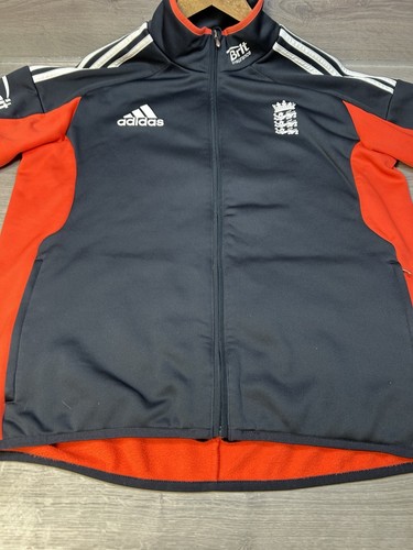 Adidas England Cricket Player Issue Training Jacket Size Large 44/46 - Picture 7 of 20