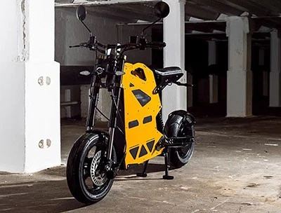 The Raker has a top speed of about 30 miles per hour and a range of about 50 miles. Owners can use a 3D printer to make some of its plastic components.
