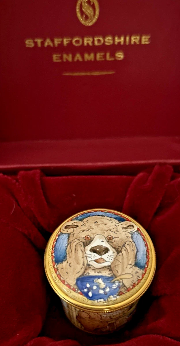 STAFFORDSHIRE ENAMELS スタッフフォードシャー 小物入れ Staffordshire Enamel In Collectible Decorative Trinket Boxes for