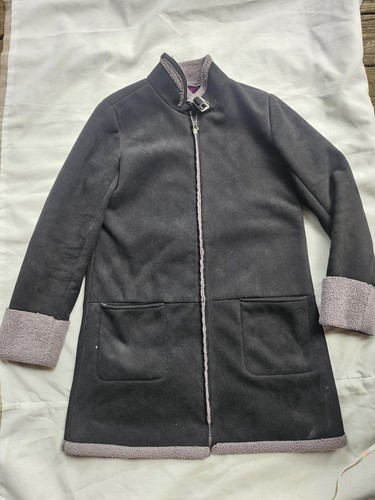 VELVET BRAND- POLYESTER ZIP FRONT JACKET , size MED-FEELS LIKE SUEDE Rare - Picture 1 of 7