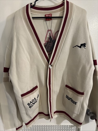 The Sopranos Cardigan - Bada Bing HBO x Shoe Palace, Size XL - NWT