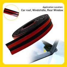 Car 30MM*3M Roof Windshield Rubber Seal Strip Trim Edge Molding Protector Guard