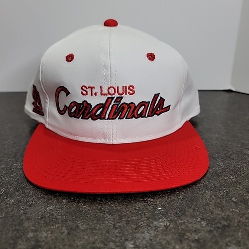 Cappello snapback bianco baseball St Louis Cardinals Sport Specialties vintage anni 90 - Foto 12 di 12