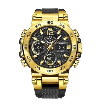 Herren Taucher Sport Armbanduhr Digital Analog LED Wasserdicht Luxus Uhren