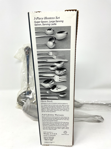 (C) Oneida Deluxe Stainless "Anticipation" 3-tlg. Hostess Set Neu im Karton - Bild 3 von 3