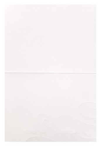6 ct. Thank You Cards - Red Script on White - Picture 2 of 3