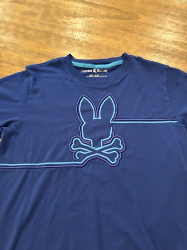 Psycho Bunny Kids' Chester Embroidered Graphic T-Shirt Surf Web 14-16 SOLD OUT - Picture 2 of 13