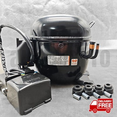 Compressor NT2180GKV1 for Embraco 1 HP 115V 3892 BtuH CSCR Commercial Freezer